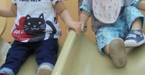 お散歩大好きな子どもたち