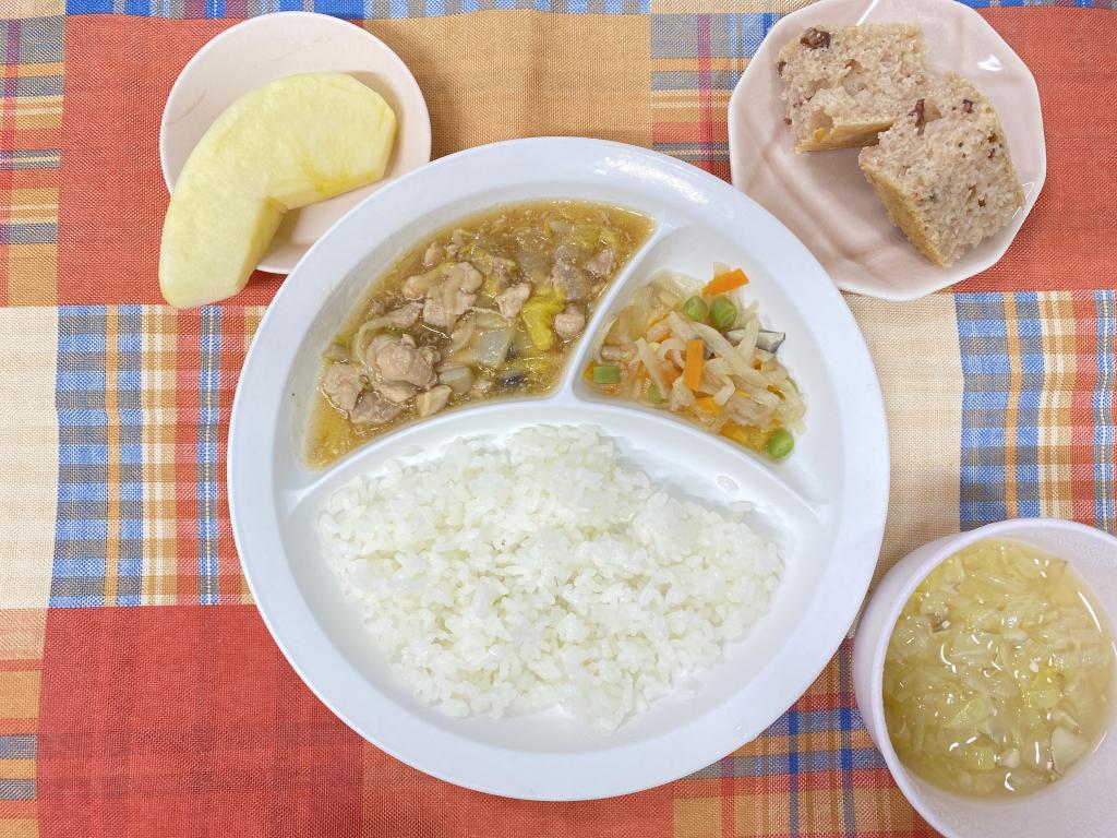 本日のお給食・おやつ