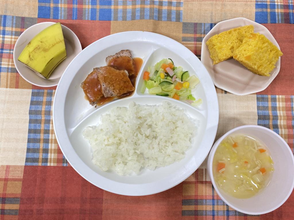 本日のお給食・おやつ