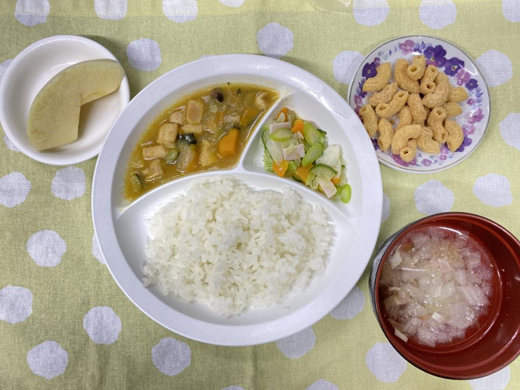 本日のお給食・おやつ