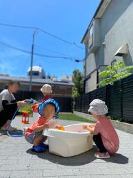 Mlsaの1日 【English Time+水遊び 】﻿