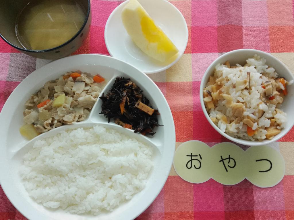 1/6 本日のお給食・おやつ