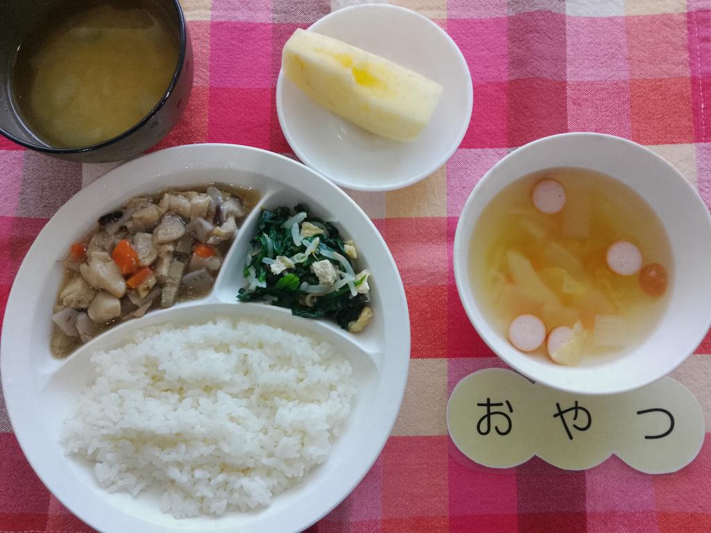 2/14 本日のお給食・おやつ