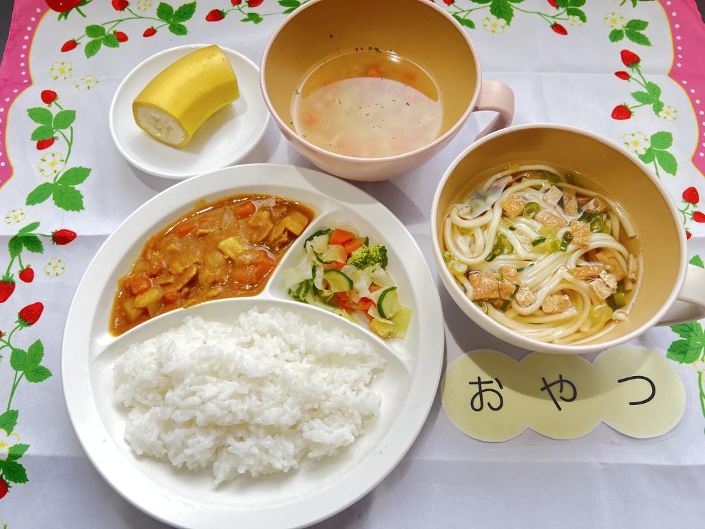 本日のお給食・おやつ