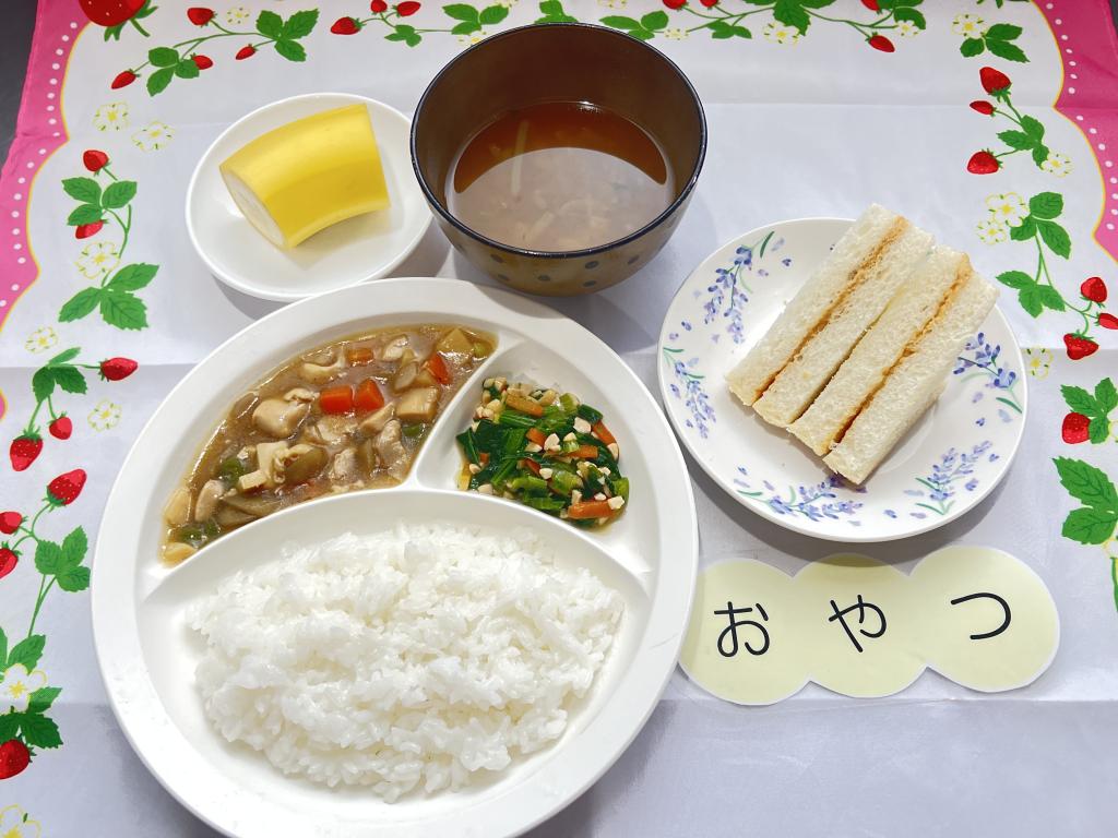 本日のお給食:おやつ