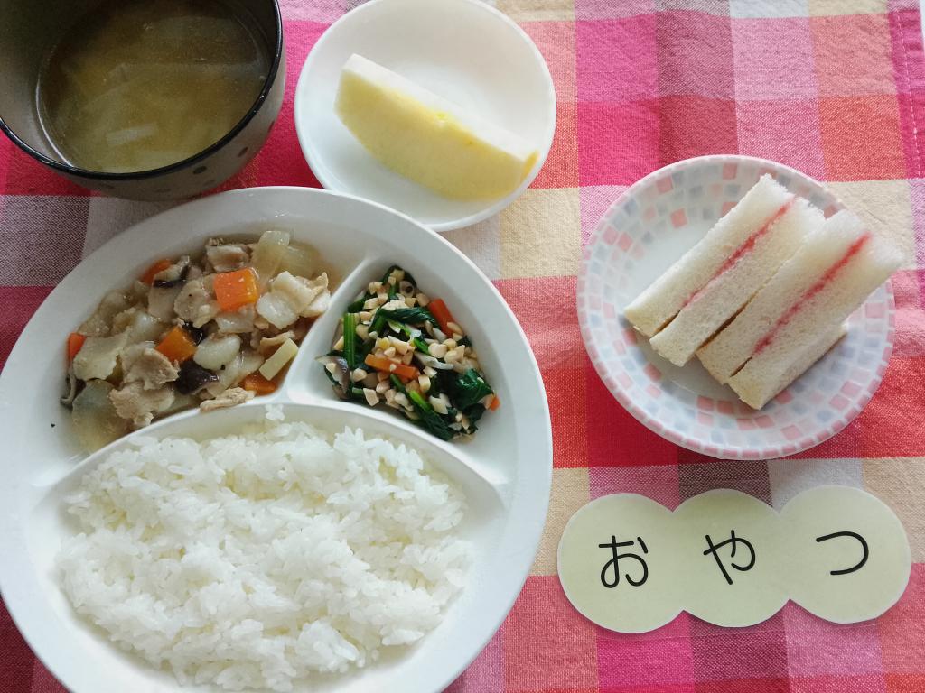 3/27 本日のお給食・おやつ