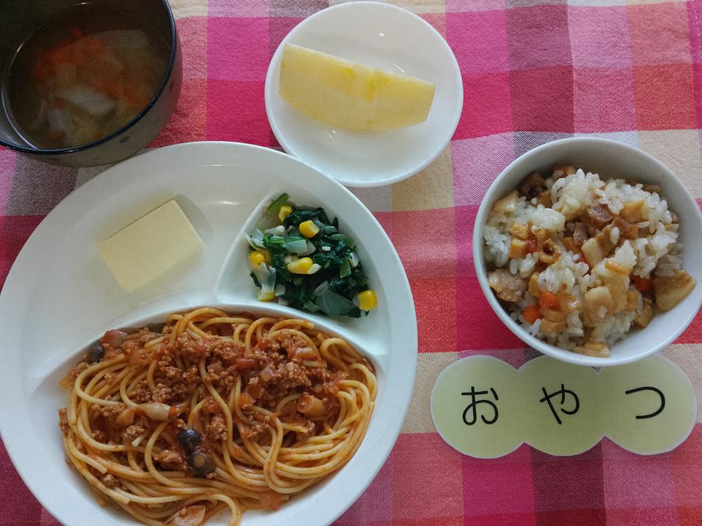 5/10 本日のお給食・おやつ