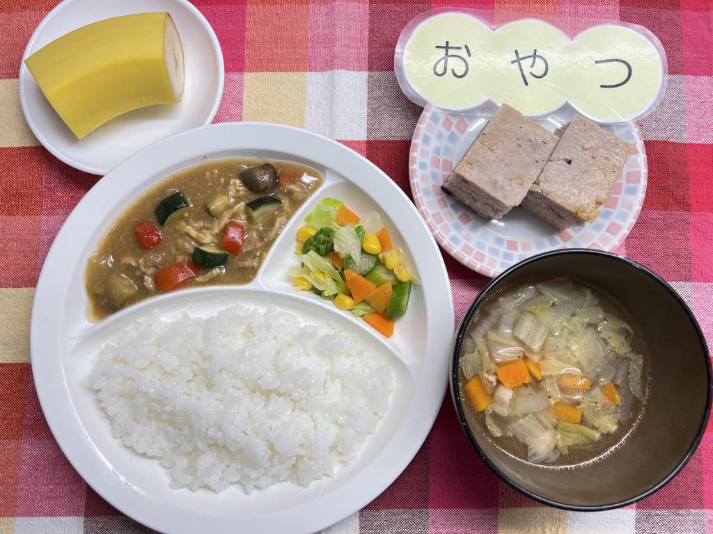 本日のお給食・おやつ
