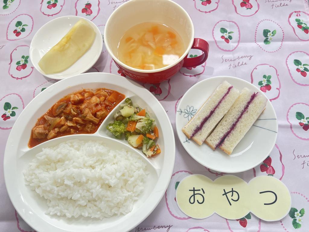 本日のお給食・おやつ