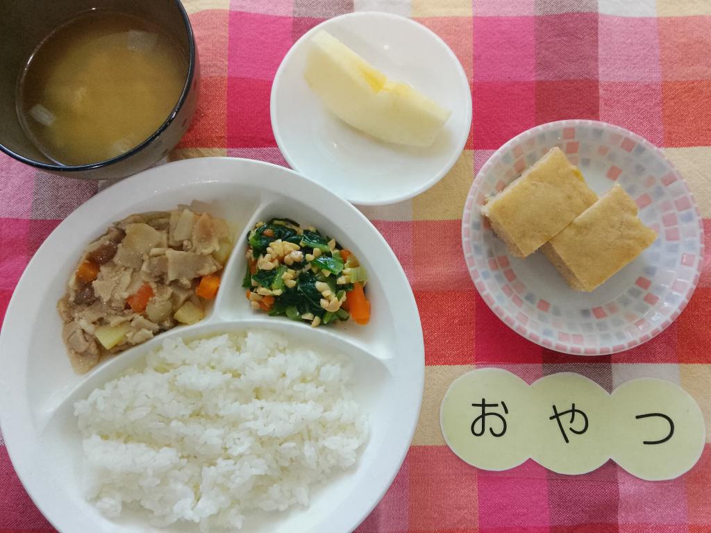 6/24 本日のお給食・おやつ