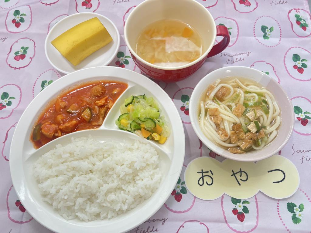 本日のお給食・おやつ