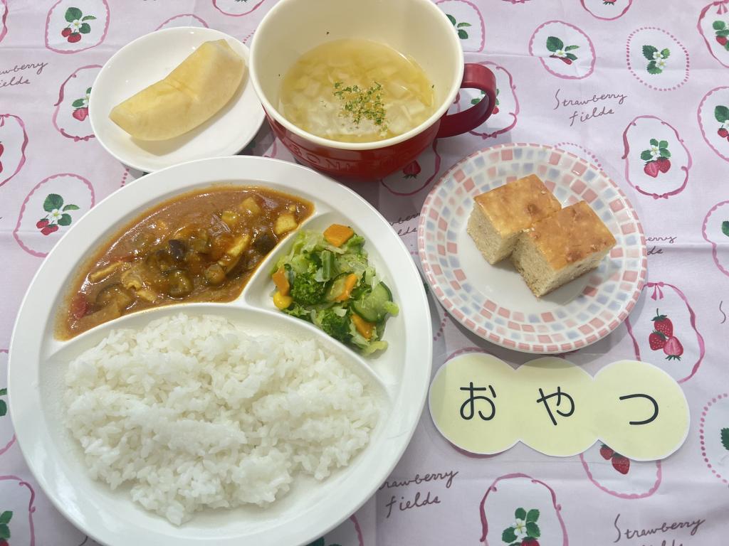 本日のお給食・おやつ