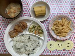 本日のお給食・おやつ