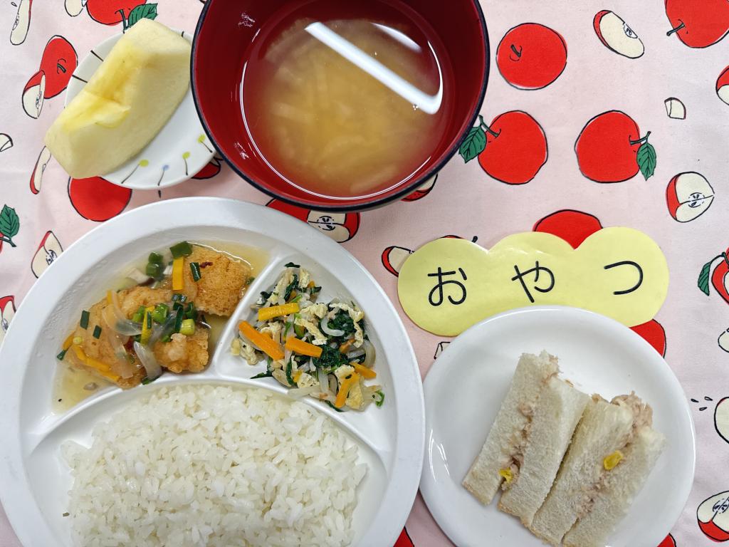 6/25 お給食・おやつ
