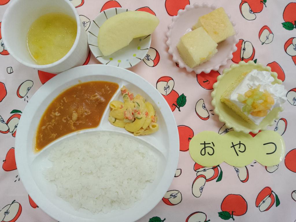 7/18 お給食・おやつ