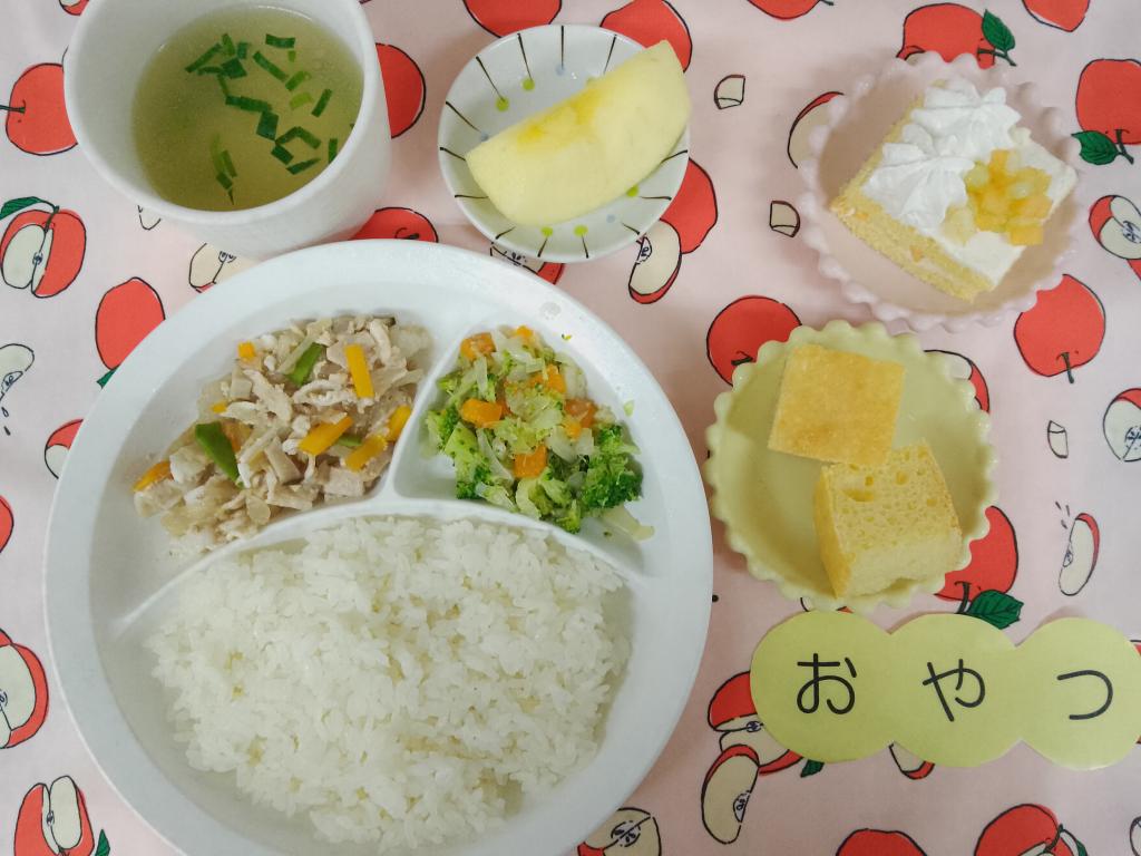 7/22 お給食・おやつ