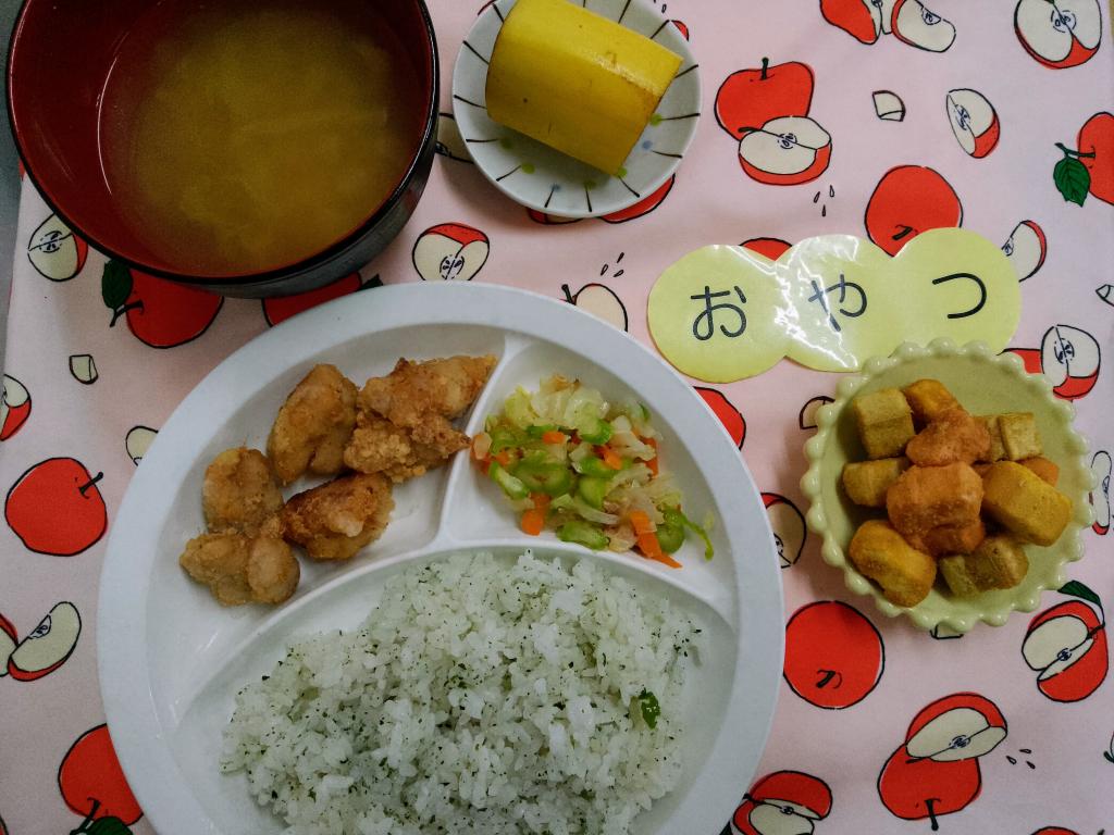 8/28 お給食・おやつ