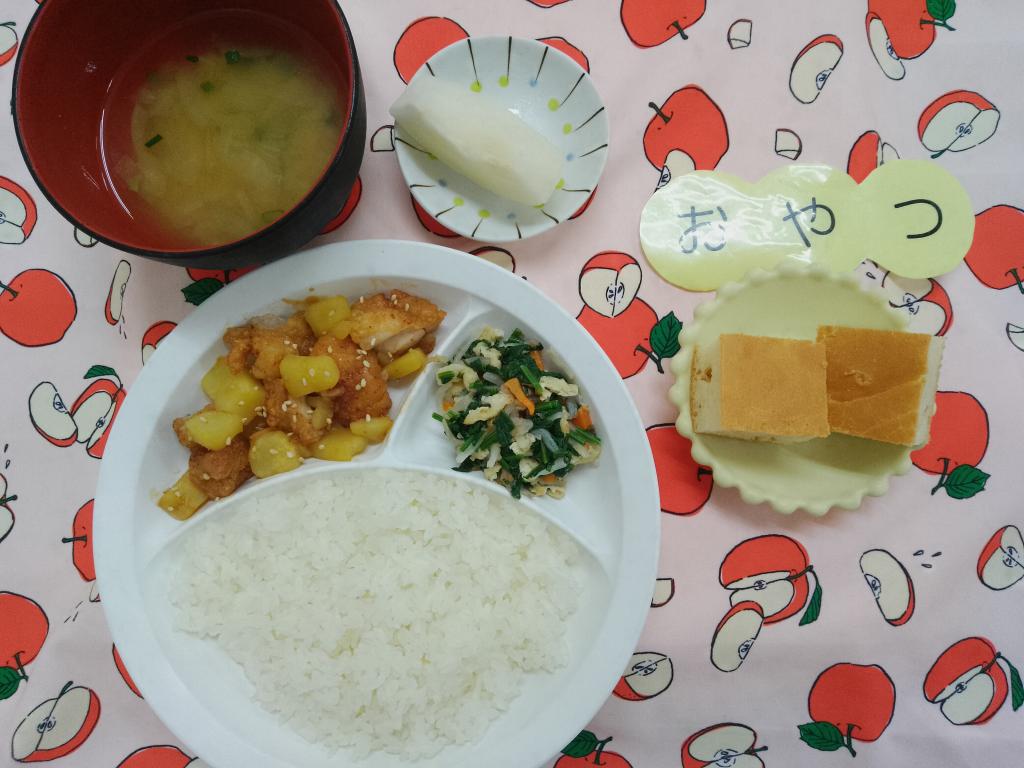 9/1 お給食・おやつ