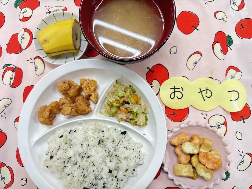9/25 お給食・おやつ