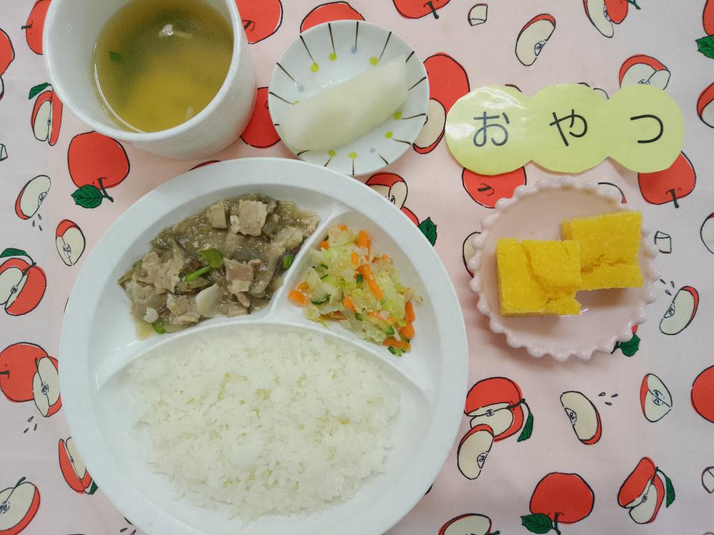 9/29 お給食・おやつ