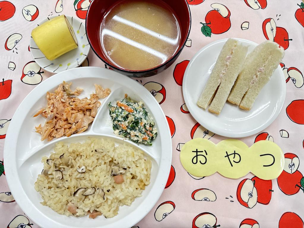 10/15 お給食・おやつ