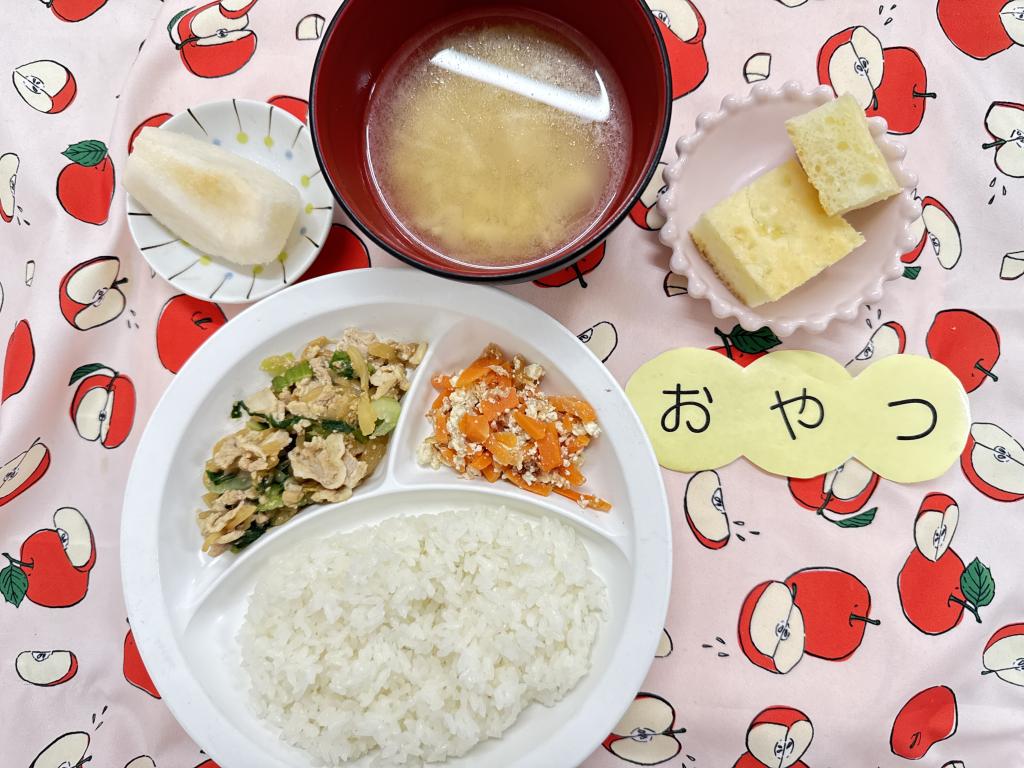 10/20 お給食・おやつ