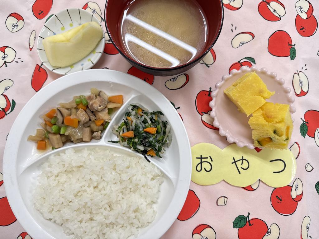 11/21 お給食・おやつ