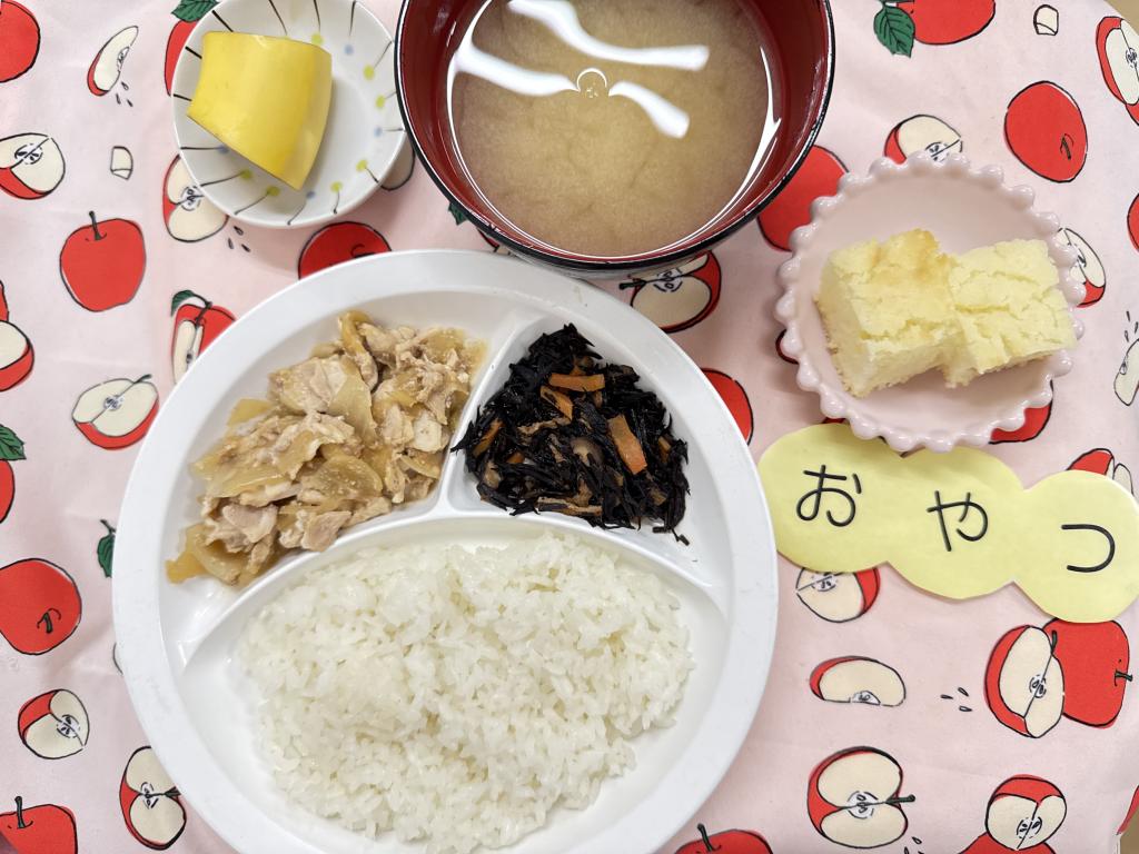 12/23 お給食・おやつ