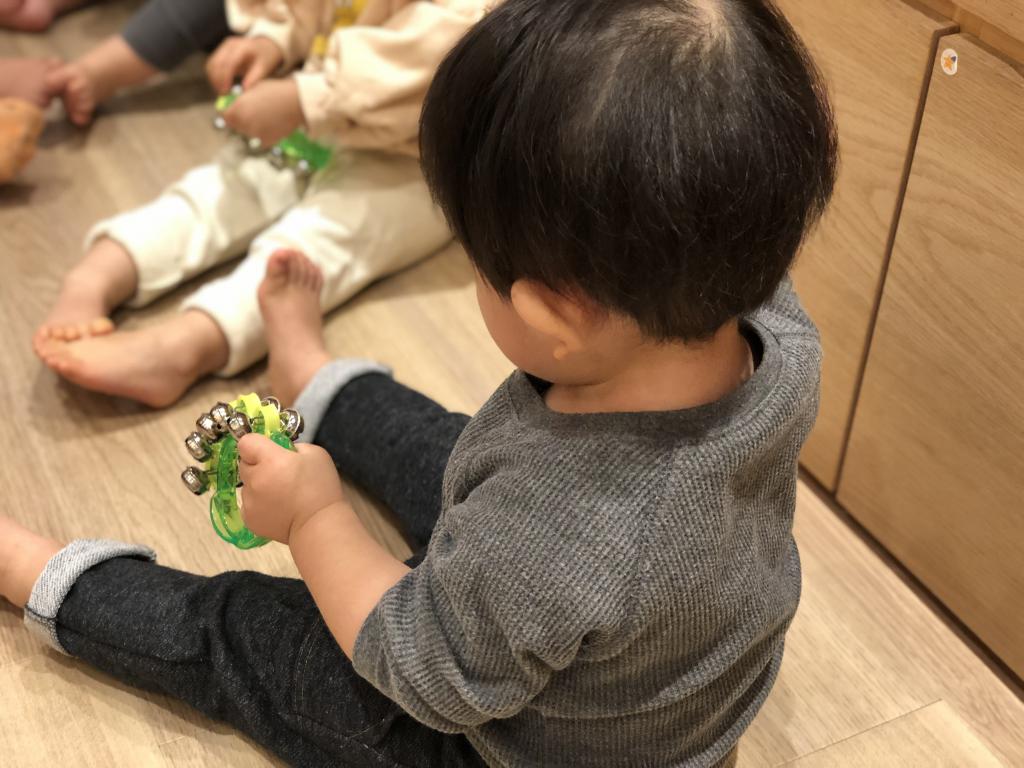 楽器をさわったよ