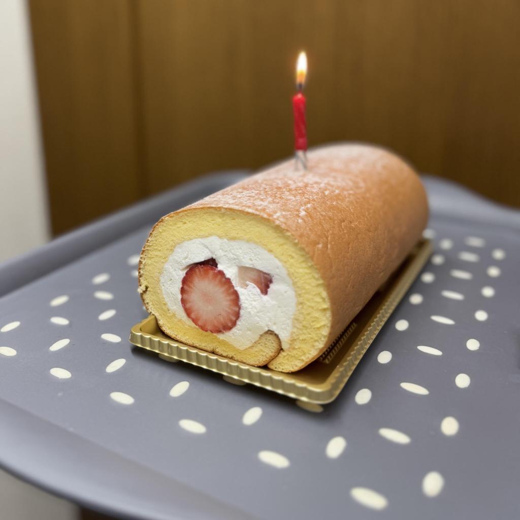 1ヵ月遅れのクリスマスケーキ♪