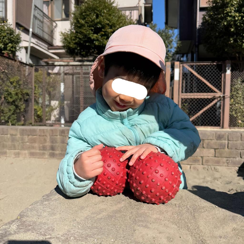 ボール遊びをしました♪
