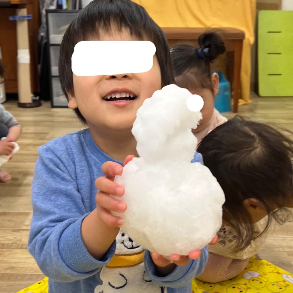 雪遊びをしました♪