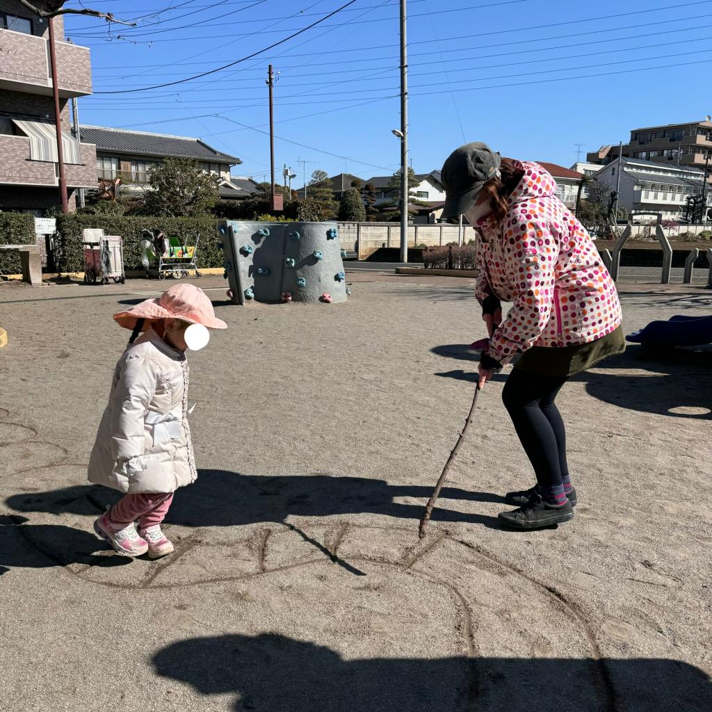 ケンケンパで遊びました♪