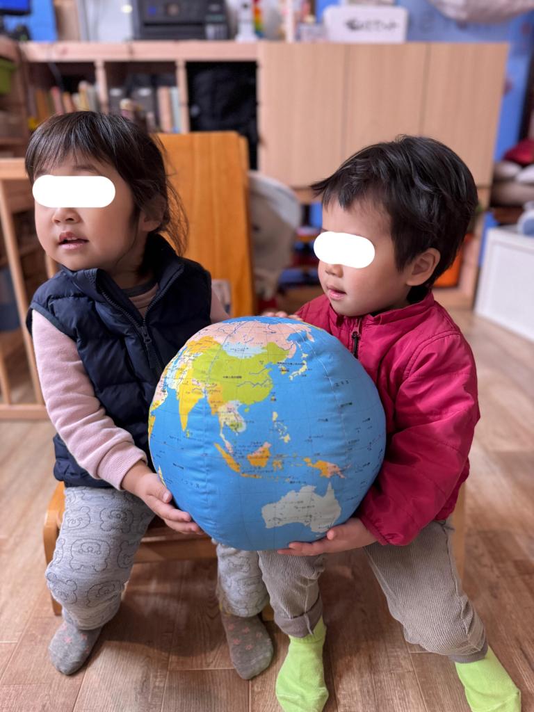 地球儀を購入しました!