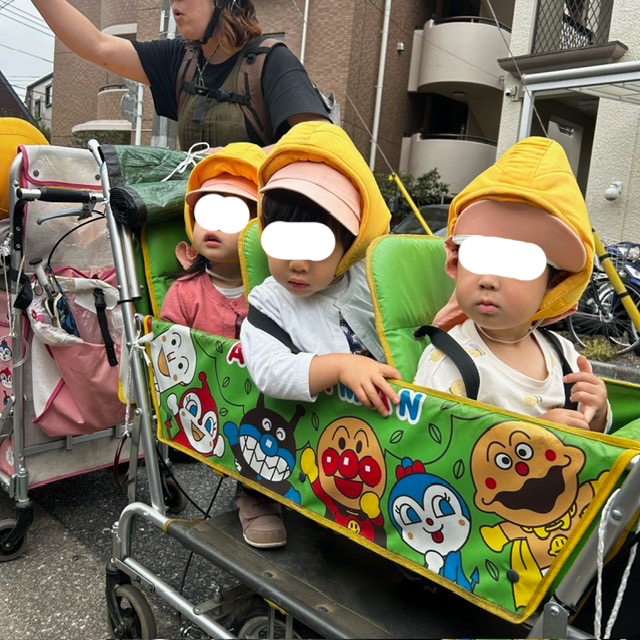 避難訓練をしました。