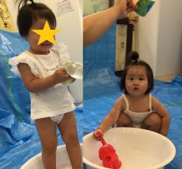 今週の水遊び