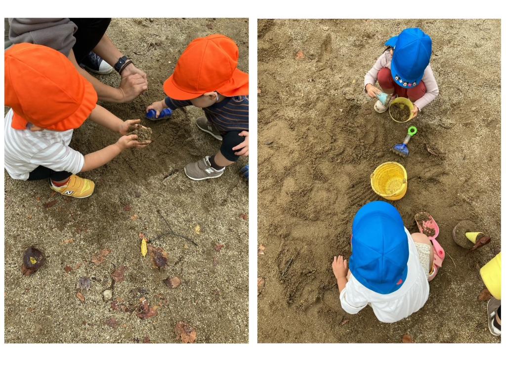 たのしい砂遊び