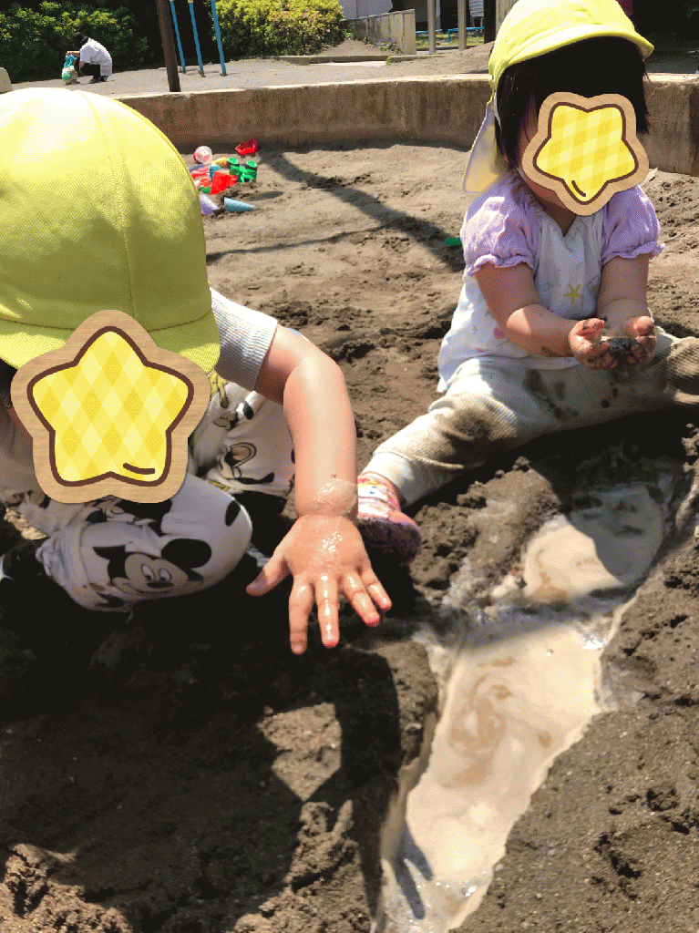 泥遊び☆