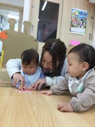 ひな人形つくり