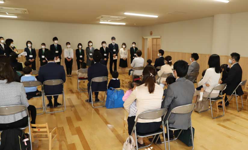 入園式☆新しい園児たち。初めてがいっぱい!これからよろしくね!