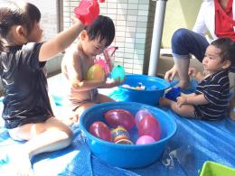 *水遊び*