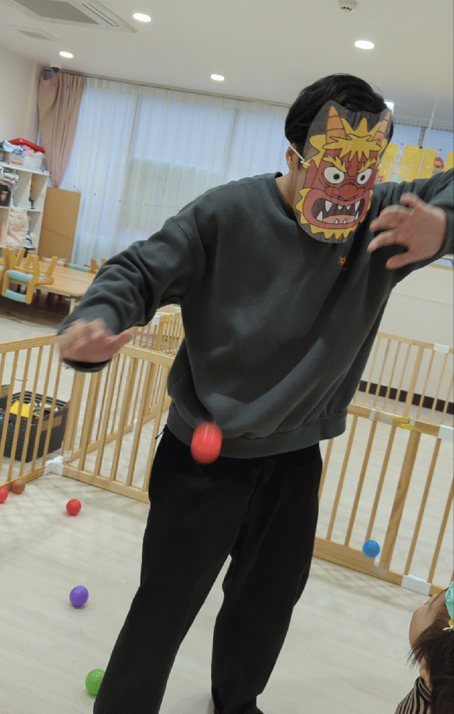 節分の豆まきをしました!