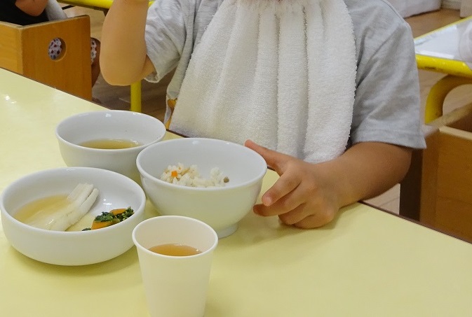 自園調理の美味しい給食